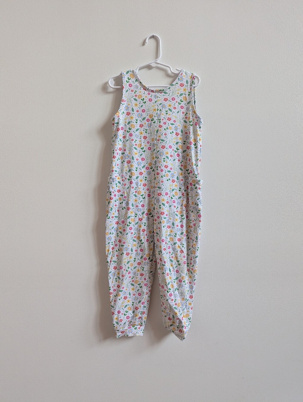 Stitchy Fish Jumpsuit Romper 4T Girls Floral Boutique